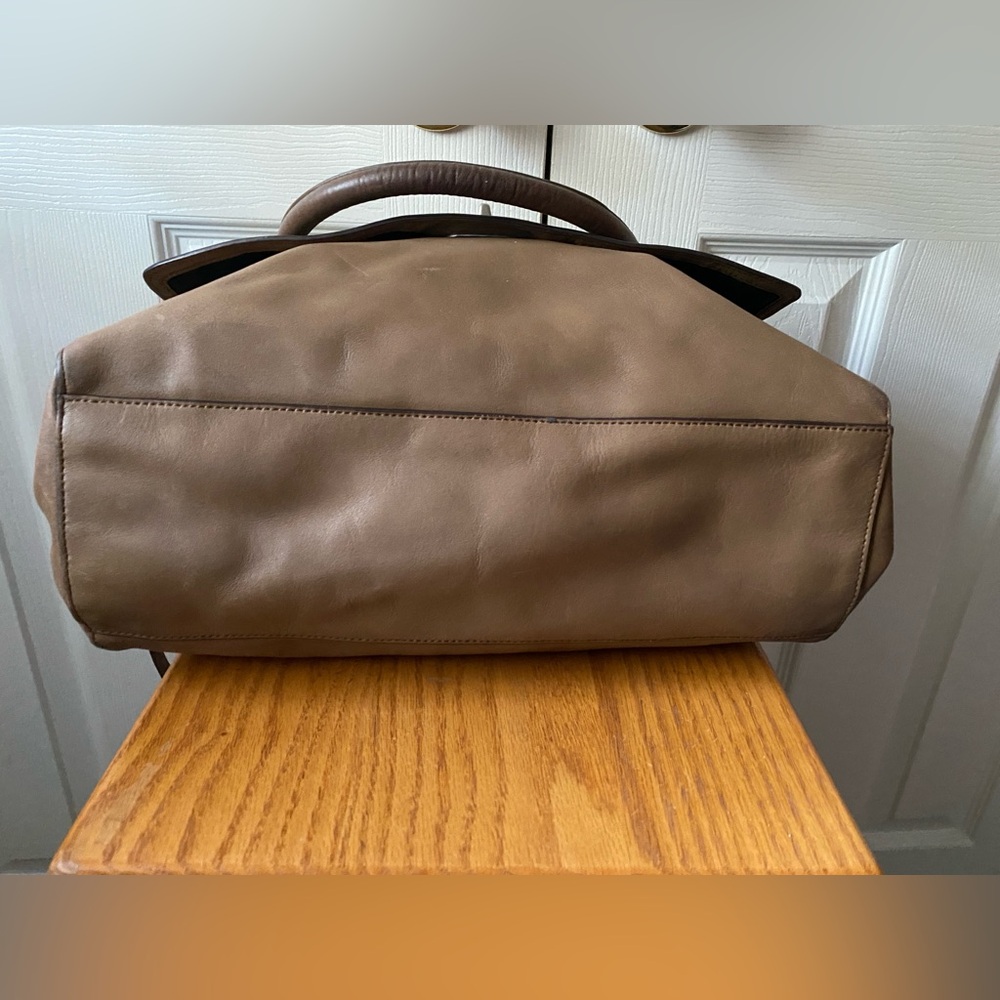 Coach Brown Leather Satchel - Picture 8 of 16